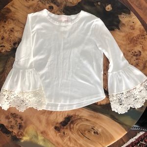 Lace Bell Sleeve “See By Chloe” Top, Small